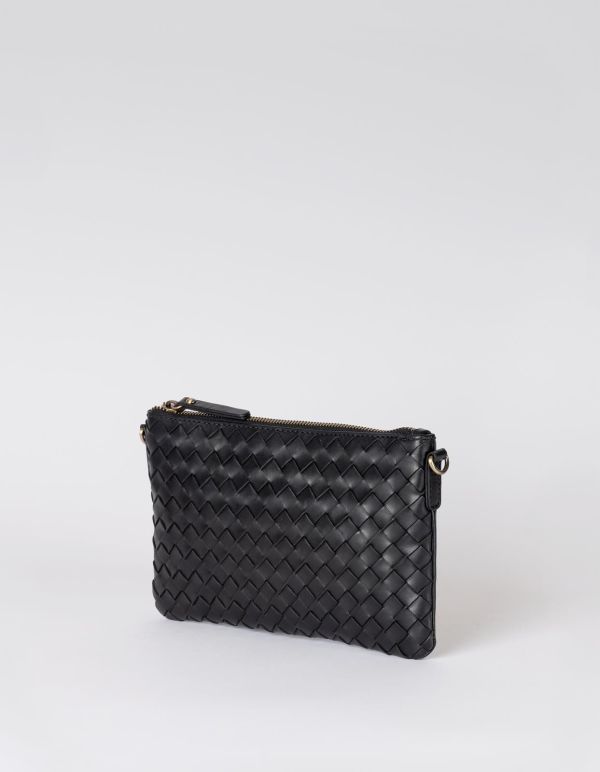 O My Bag Lexi Black Woven Classic Leather  (OMB-E167CVW) - Caramel (Sint-Job-in-’t-Goor)