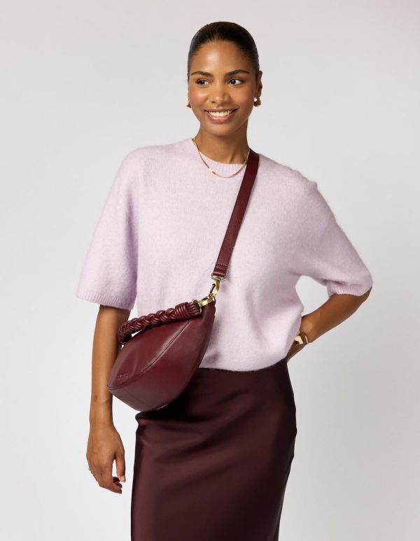 O My Bag Leo Dark Cherry Soft Grain  (OMB-E174D) - Caramel (Sint-Job-in-’t-Goor)