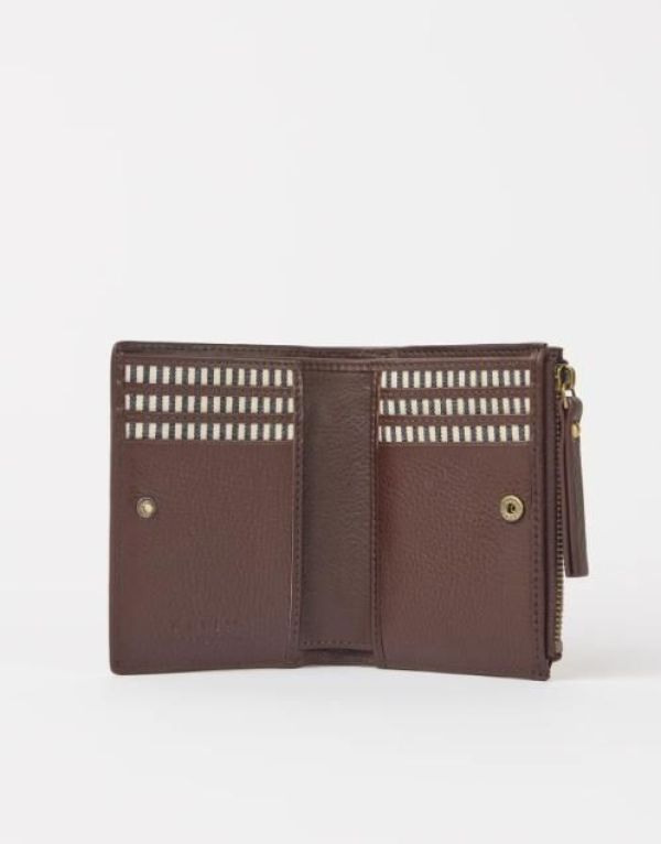 O My Bag Jamie Wallet Women Chocolate Soft Grain Leather  (OMB-E189CHW) - Caramel (Sint-Job-in-’t-Goor)