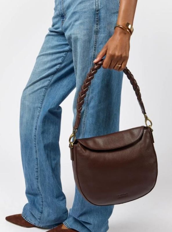 O My Bag Lana Chocolate Soft Grain  (OMB-E191CH) - Caramel (Sint-Job-in-’t-Goor)