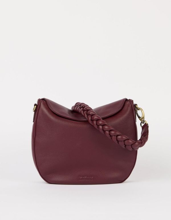 O My Bag Lana Dark Cherry Soft Grain  (OMB-E191D) - Caramel (Sint-Job-in-’t-Goor)