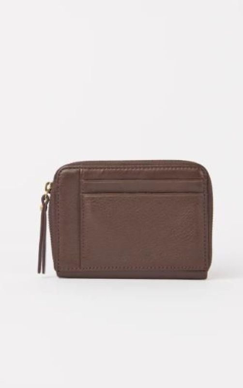 O My Bag Robbie Wallet Chocolate Soft Grain Leather  (OMB-E192CH) - Caramel (Sint-Job-in-’t-Goor)