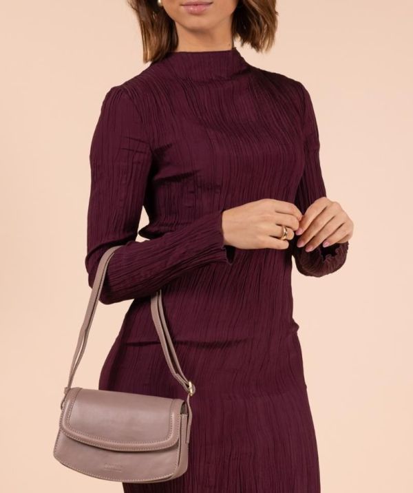 O My Bag Kendalini Pale Mauve Classic Leather  (OMB-E198PMV) - Caramel (Sint-Job-in-’t-Goor)