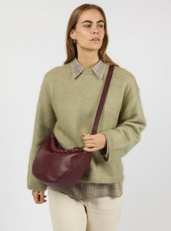 O My Bag Leo Maxi Dark Cherry  (OMB-E223D1) - Caramel (Sint-Job-in-’t-Goor)