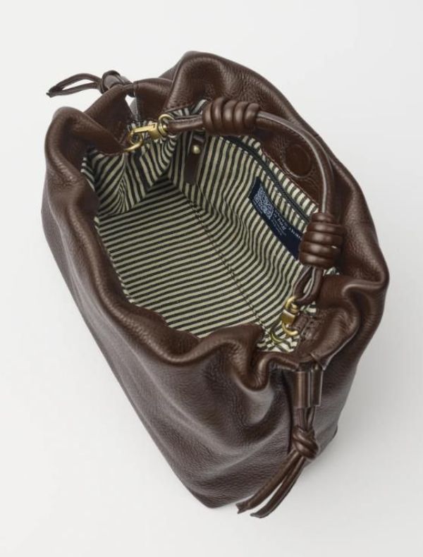 O My Bag Kiki Midi Chocolate Soft Grain Leather  (OMB-E234CH) - Caramel (Sint-Job-in-’t-Goor)