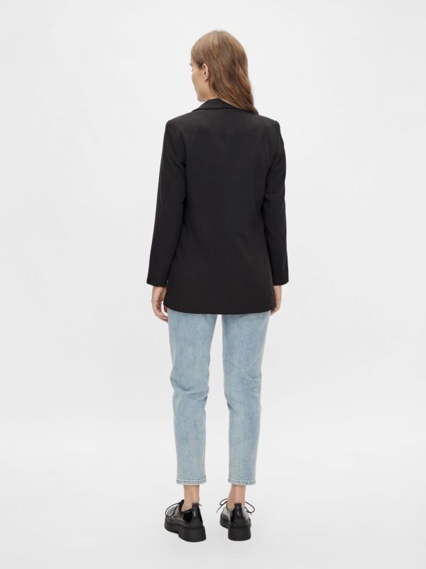 Object Sigrid L/S Blazer Noos Black  (23035737black) - Caramel (Sint-Job-in-’t-Goor)