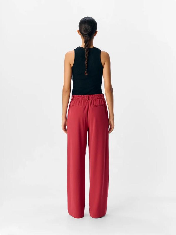 Object Lisa Wide Pant Karanda Red  (23037921 karanda red) - Caramel (Sint-Job-in-’t-Goor)