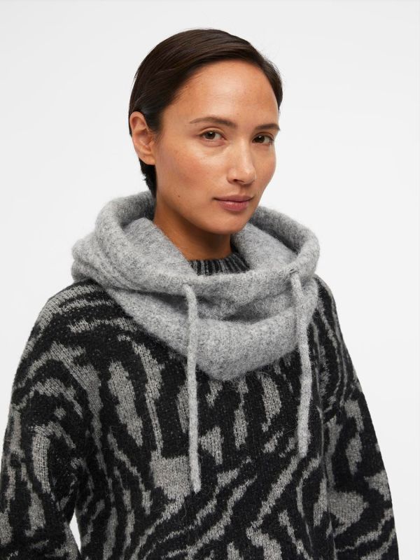 Object Milu Knit Balaclava Light Grey Melange  (23043040 LIGHT GREY) - Caramel (Sint-Job-in-’t-Goor)