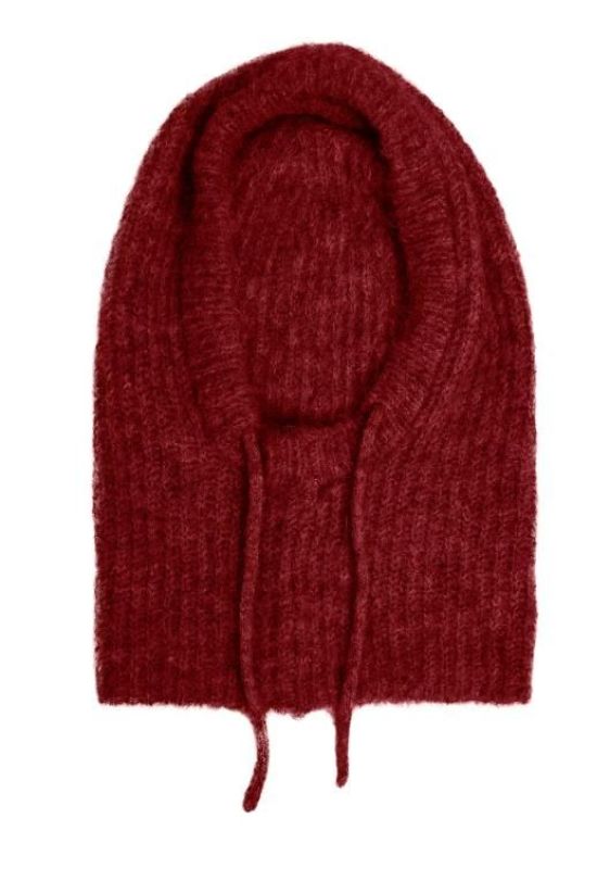 Object Milu Knit Balaclava Red Dahlia  (23043040 RED) - Caramel (Sint-Job-in-’t-Goor)