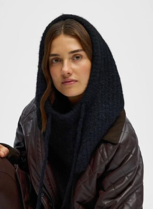 Object Milu Knit Balaclava Black  (23043040 BLACK) - Caramel (Sint-Job-in-’t-Goor)