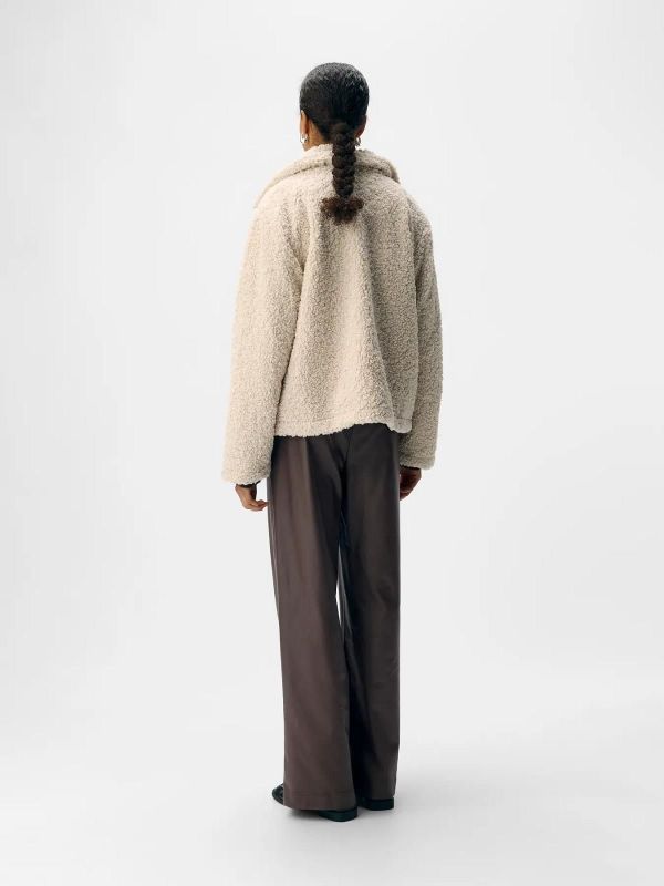 Object Freya RE L/S Jacket White Sand  (23046901 white sand) - Caramel (Sint-Job-in-’t-Goor)