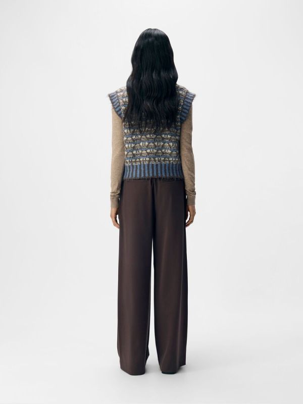 Object Nunu S/L RE Knit Vest Baby Lavender  (23047915  BABY LAVENDER) - Caramel (Sint-Job-in-’t-Goor)