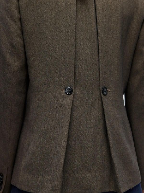 Object Kara L/S LO Blazer Seal Brown Melange  (23048012 SEAL BROWN) - Caramel (Sint-Job-in-’t-Goor)