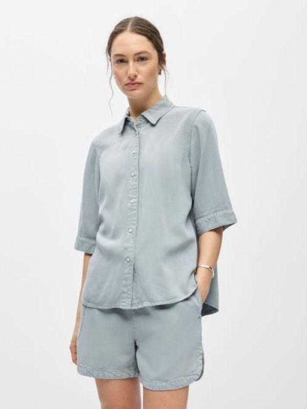 Object Frame 2/4 RE Denim Top Winter Sky  (23046164 WINTER SKY) - Caramel (Sint-Job-in-’t-Goor)