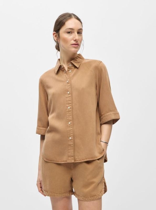 Object Frame 2/4 RE Frame Denim Top Toasted Coconut  (23046164 TOASTED COCONUT) - Caramel (Sint-Job-in-’t-Goor)