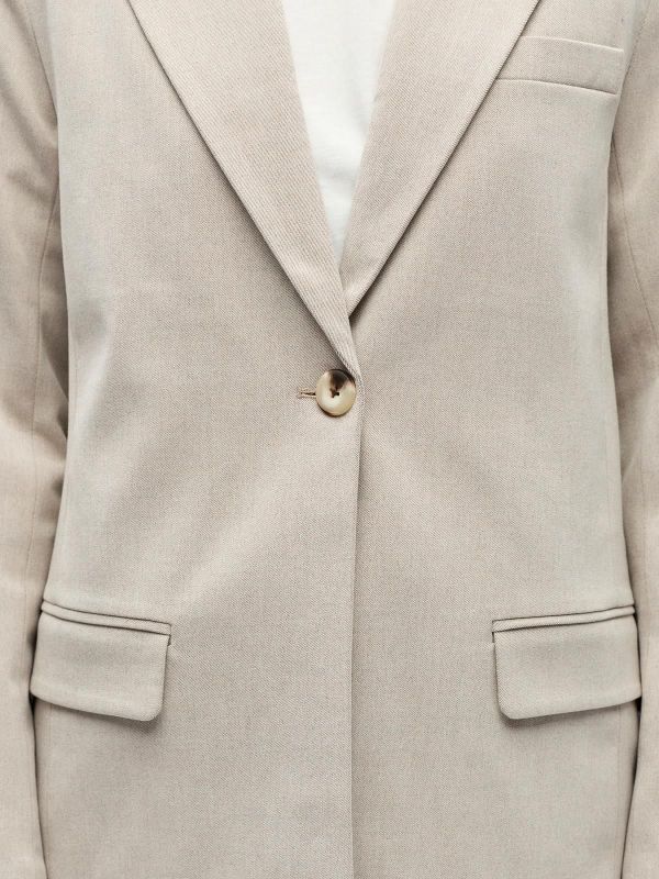 Object Lisa LO Blazer Humus Melange  (23048081 HUMUS) - Caramel (Sint-Job-in-’t-Goor)