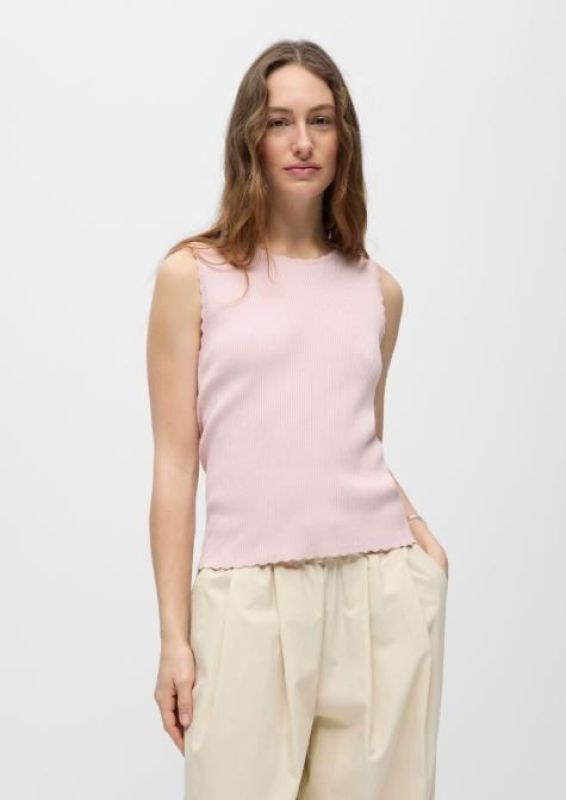 Object Kelly S/L Re O-Neck Top Div Pale Lilac  (23048818 PALE LILAC) - Caramel (Sint-Job-in-’t-Goor)