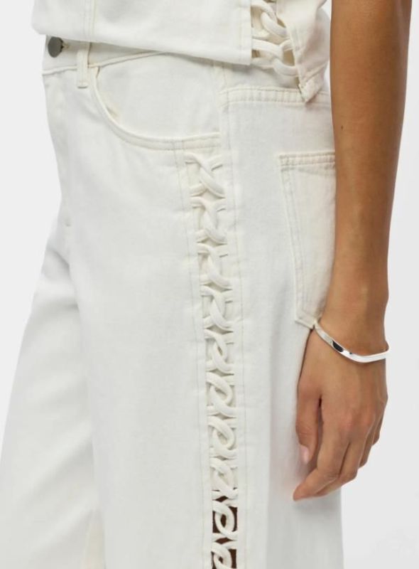 Object Rio Trice MW Jeans White  (23049173 White) - Caramel (Sint-Job-in-’t-Goor)