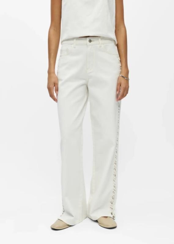Object Rio Trice MW Jeans White  (23049173 White) - Caramel (Sint-Job-in-’t-Goor)