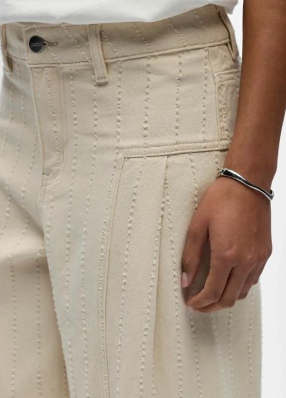 Object Bella HW Wide Pant Birch  (23049347 Birch) - Caramel (Sint-Job-in-’t-Goor)