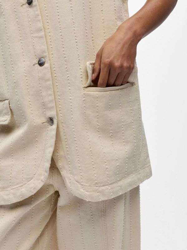 Object Bella Waistcoat Birch  (23049348 BIRCH) - Caramel (Sint-Job-in-’t-Goor)