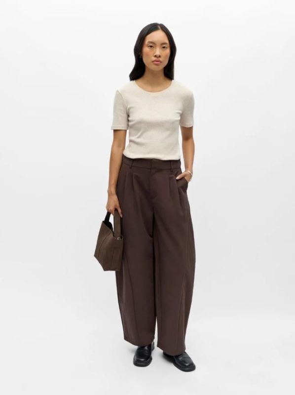 Object Anya MW Barrel Pant Seal Brown  (23049364 seal brown) - Caramel (Sint-Job-in-’t-Goor)