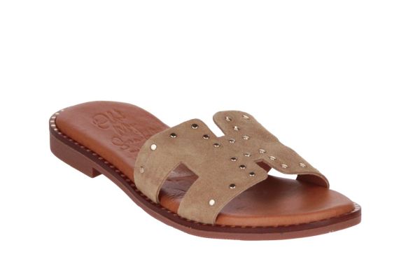 Oh My Sandals Slipper Taupe  (5840 SERRA ARGNA) - Caramel (Sint-Job-in-’t-Goor)
