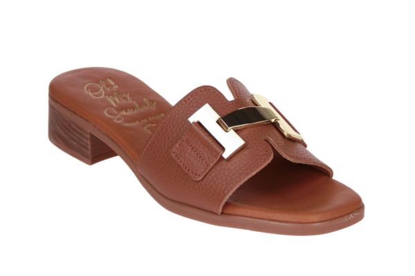 Oh My Sandals Slipper Camel  (5890 DOYA ROBLE) - Caramel (Sint-Job-in-’t-Goor)