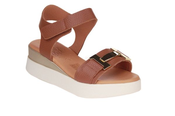 Oh My Sandals Sandaal Cognac  (5962 DOYA ROBLE) - Caramel (Sint-Job-in-’t-Goor)