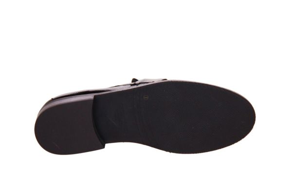 Pedro Miralles Texas Moccasin Lak Zwart  (24106 NEGRO) - Caramel (Sint-Job-in-’t-Goor)
