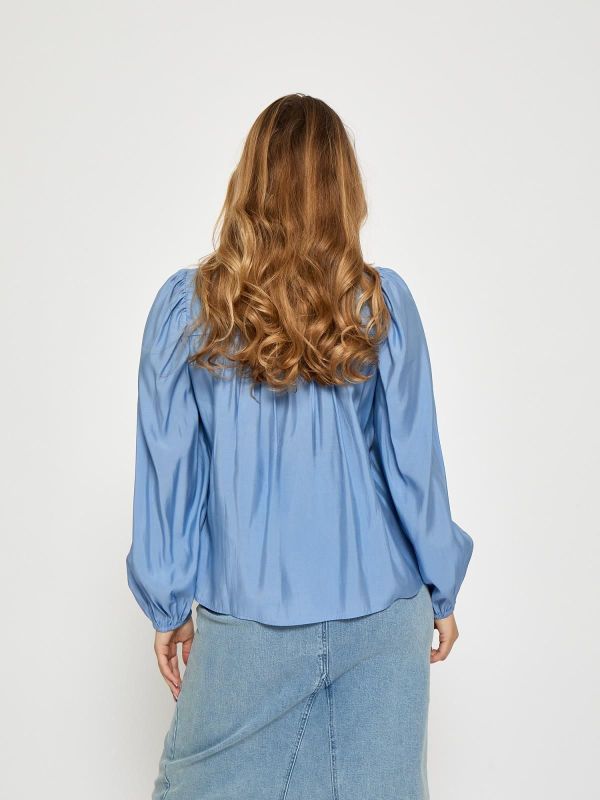 Peppercorn Beth Shirt Cornflower  (PC8699-2016) - Caramel (Sint-Job-in-’t-Goor)