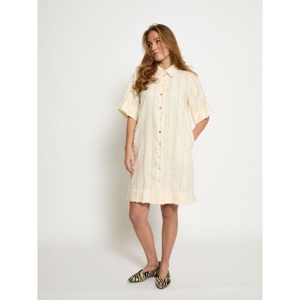 Peppercorn Nora Dress Whitecap Grey  (PC8814-0202) - Caramel (Sint-Job-in-’t-Goor)