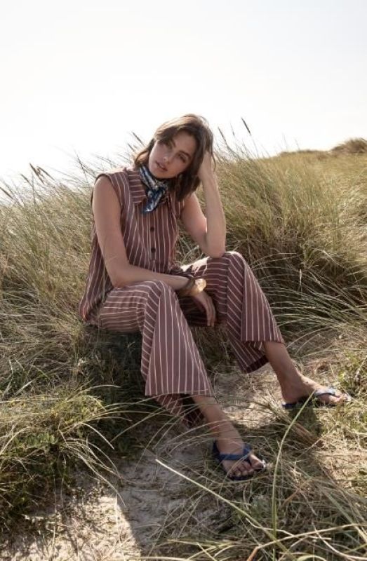 Peppercorn Oba Pant Mink Brown Stripe  (PC8866-4999S ) - Caramel (Sint-Job-in-’t-Goor)