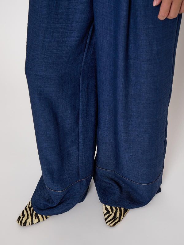 Peppercorn Ruth Pant Dark Navy Mel.  (PC8813-5270M) - Caramel (Sint-Job-in-’t-Goor)