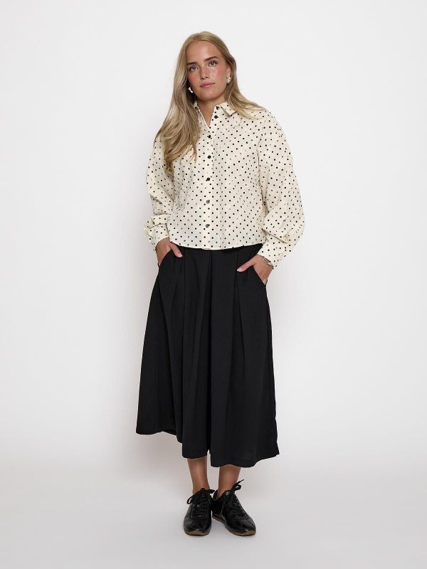 Peppercorn Raula Shirt Whitecap Grey Print  (PC8891-0202P) - Caramel (Sint-Job-in-’t-Goor)