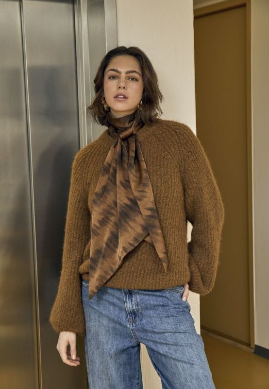 Peppercorn Samira Blouse Toffee Print  (PC9030-5050P) - Caramel (Sint-Job-in-’t-Goor)