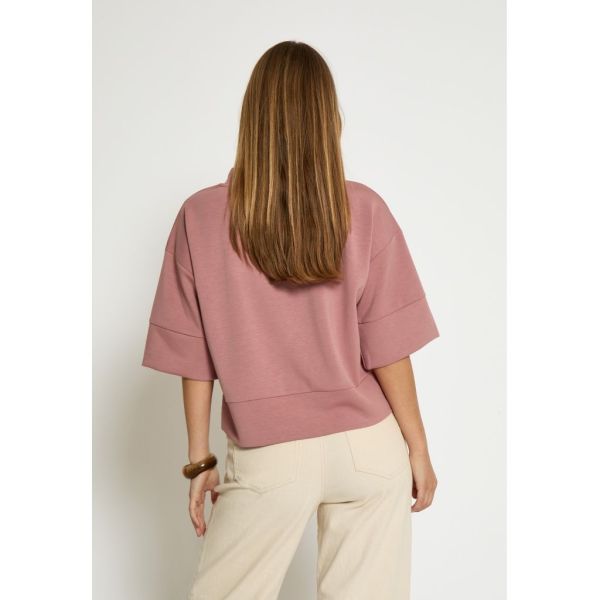Peppercorn Dicette Half Sleeve Blouse Ash Rose  (PC7248-4458) - Caramel (Sint-Job-in-’t-Goor)