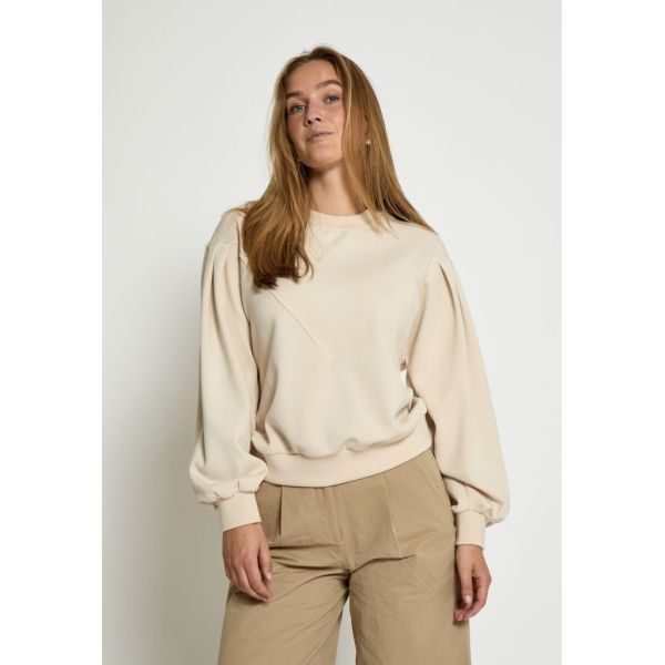 Peppercorn Dicette Batleeve Sweatshirt Sandshell  (PC8452-0265) - Caramel (Sint-Job-in-’t-Goor)