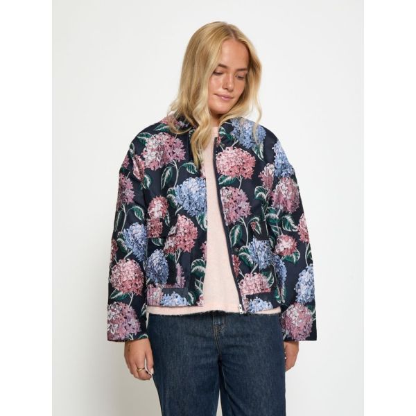 Peppercorn Larissa Jacket Dark Navy  (PC8599-5270J) - Caramel (Sint-Job-in-’t-Goor)