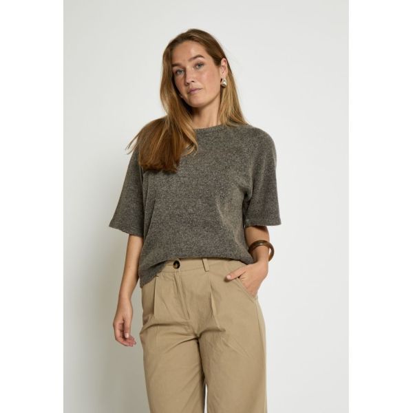 Peppercorn Kate GRS RWS Knit Blouse Walnut Melange  (PC8601-364M) - Caramel (Sint-Job-in-’t-Goor)