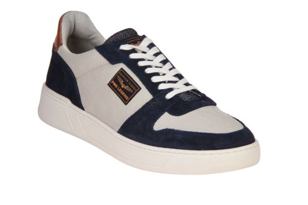 PME Legend Sneaker Beige-Blauw  (PBO2603200-599) - Caramel (Sint-Job-in-’t-Goor)