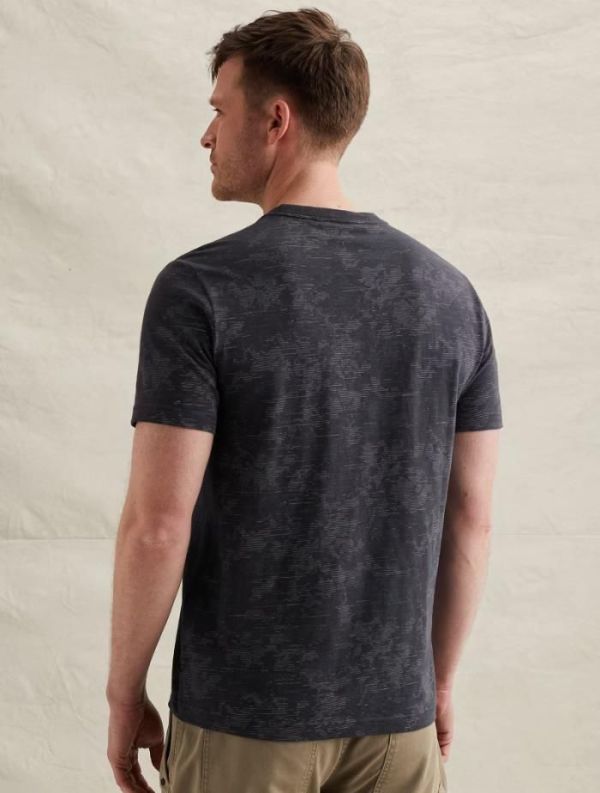 PME Legend Short Sleeve R Neck AOP Graphite  (PTSS2603574-5278) - Caramel (Sint-Job-in-’t-Goor)