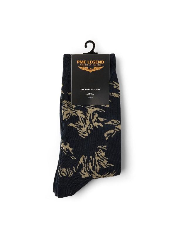 PME Socks Cotton Blend Salute Graphicprint 2pack  (PAC2608921-5281) - Caramel (Sint-Job-in-’t-Goor)