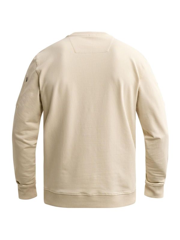 PME Legend Crewneck American Classic Bone White  (PLS2608499-7013) - Caramel (Sint-Job-in-’t-Goor)