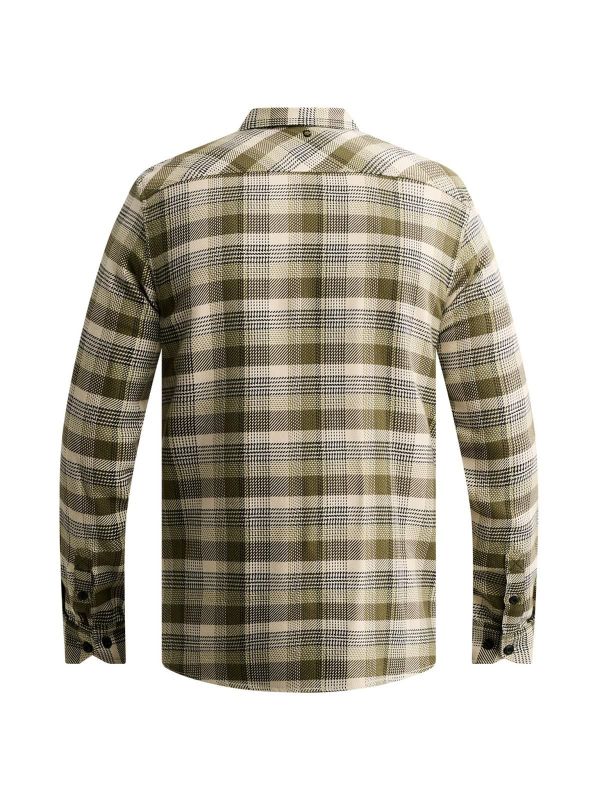 PME Legend Long Sleeve Shirt Yarn Dye Check Loden Green  (PSI2608216-6380) - Caramel (Sint-Job-in-’t-Goor)