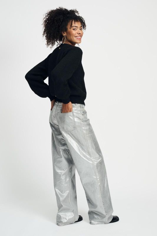 POM Amsterdam Cardigan Nero  (SP9014) - Caramel (Sint-Job-in-’t-Goor)