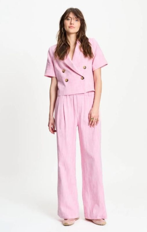 POM Amsterdam Pants Shell Pink  (SP9559-500) - Caramel (Sint-Job-in-’t-Goor)