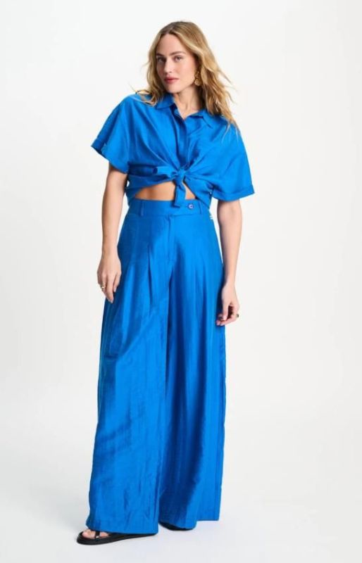 POM Amsterdam Pants Ocean Blue  (SP9561-650) - Caramel (Sint-Job-in-’t-Goor)