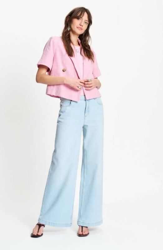 Pom Amsterdam Blazer Shell Pink  (SP9571-500) - Caramel (Sint-Job-in-’t-Goor)