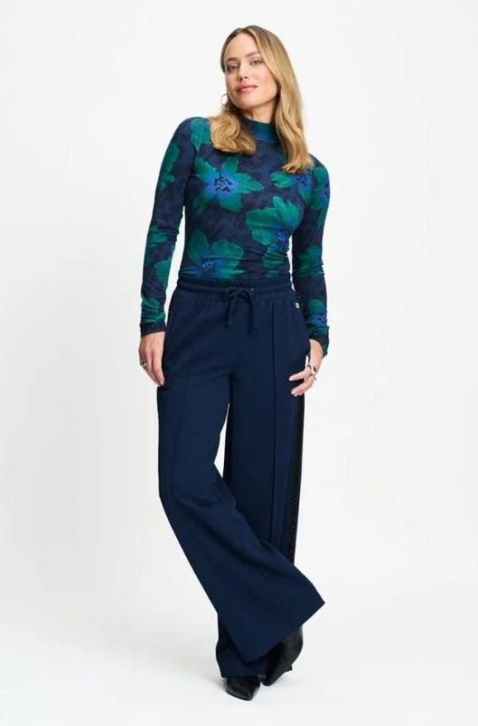 Pom Amsterdam Pants Leah Eternal Blue  (SP9814-650) - Caramel (Sint-Job-in-’t-Goor)